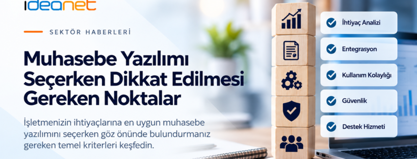 Muhasebe Yazılımı Seçerken Dikkat Edilmesi Gereken Noktalar - Kapak Görseli