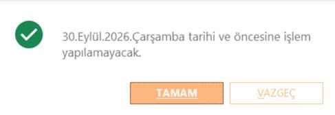 Logo toplu onaylama tarih uyarısı